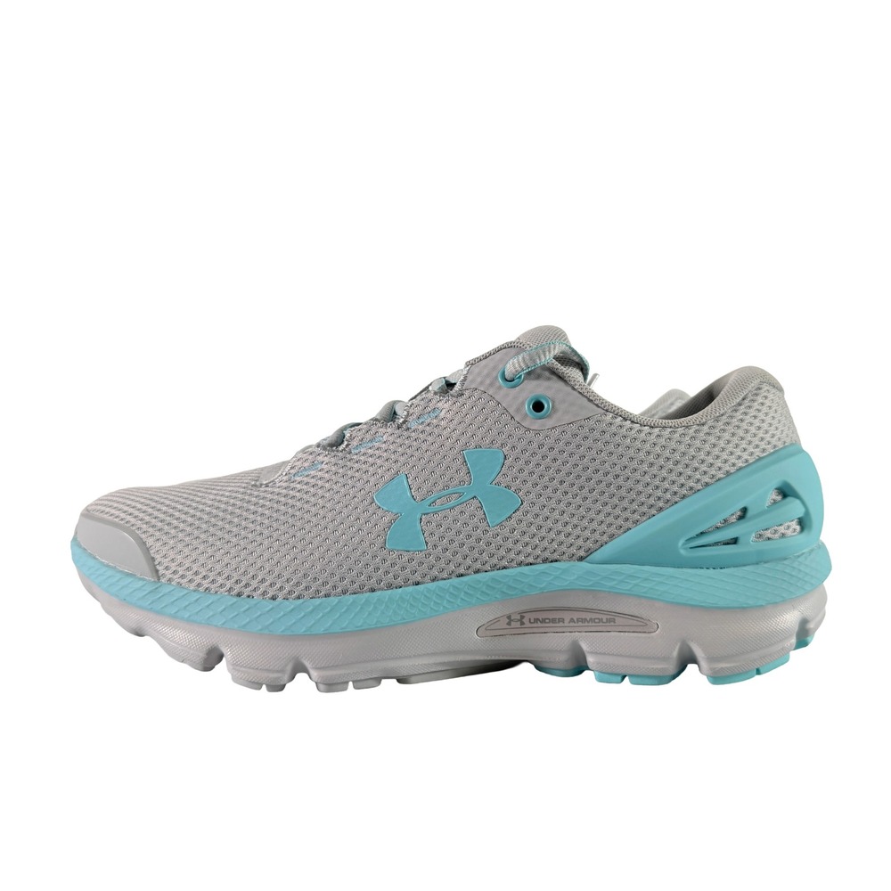 Under Armour Charged Gemini 2020 Mod Grey Teal Women's 7.5 Running Shoes New